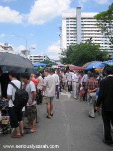 The market crowd